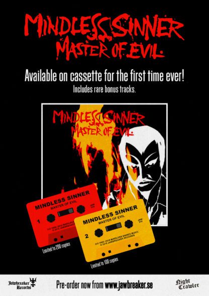 Mindless Sinner – Master of Evil Jawbreaker Tapes Heavy Metal