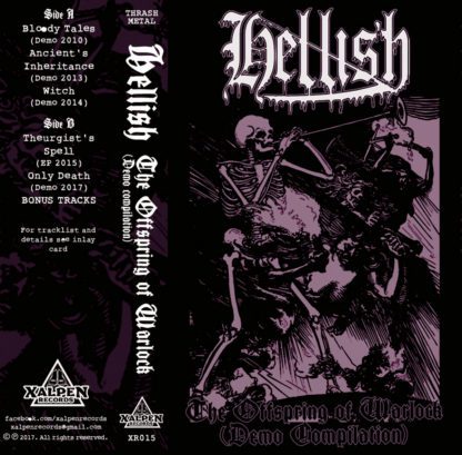 Hellish – The Offspring of Warlock Cassette Black/Thrash