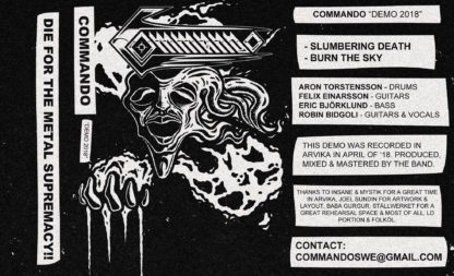 Commando – Demo 2018 Tapes Heavy Metal