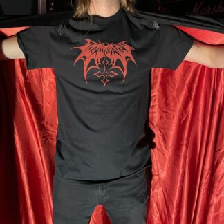 Tyrannosatan Logo T-Shirt T-shirts Black Metal