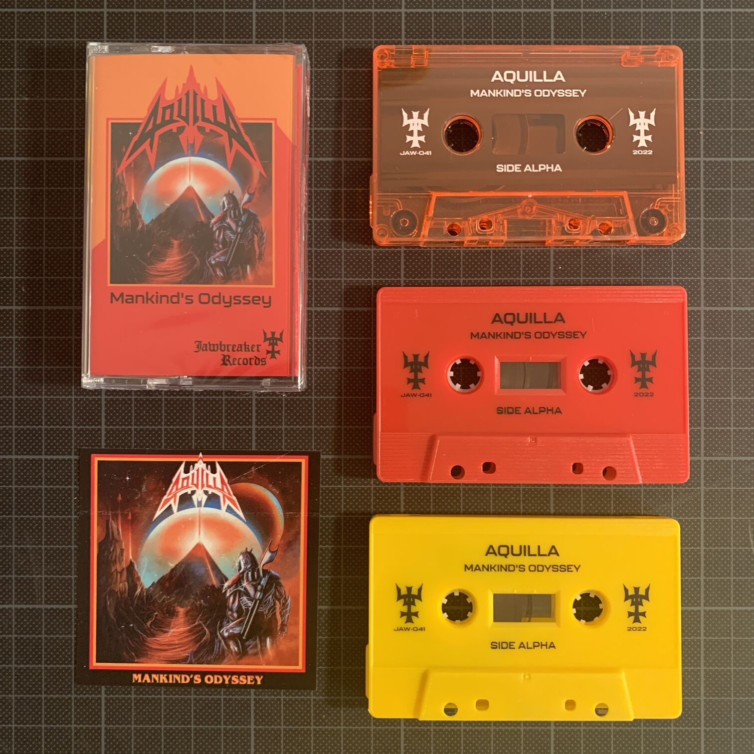 aquilla mankinds odyssey tape cassette jawbreaker records