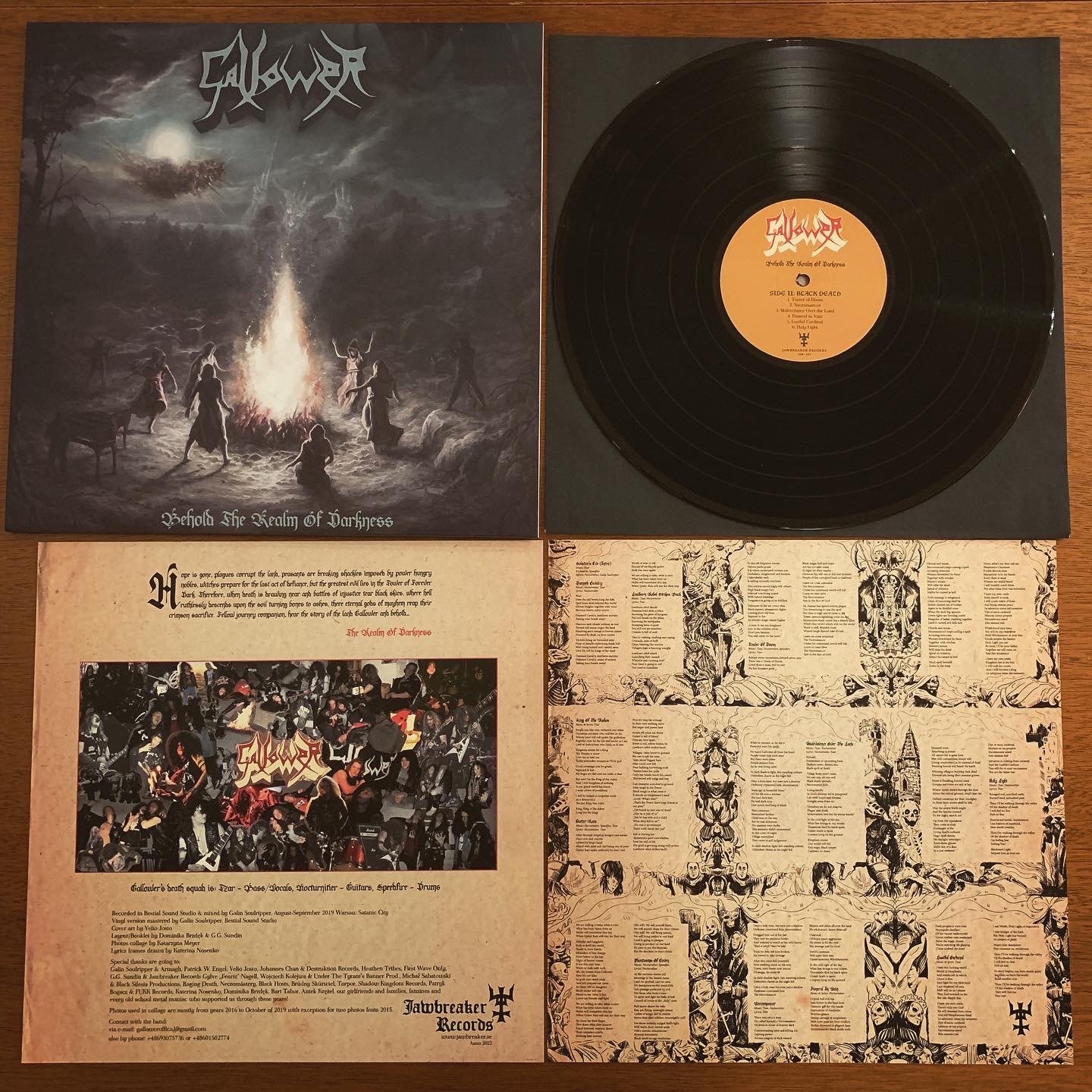 Gallower Behold the ream of Darkness LP vinyl black jawbreaker records